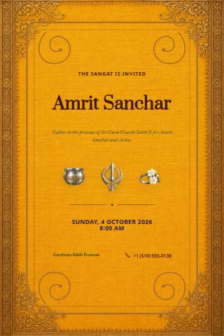 Amrit Sanchar invitation preview