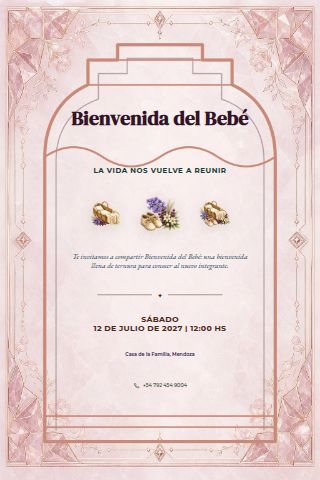 Argentine Welcome Baby Gathering invitation preview