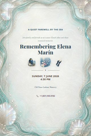 Ash Scattering invitation preview