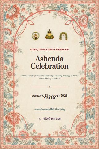Ashenda invitation preview