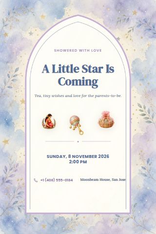 Baby Shower invitation preview