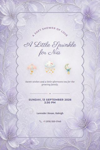 Baby Sprinkle invitation preview