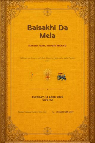 Baisakhi & Vaisakhi invitation preview