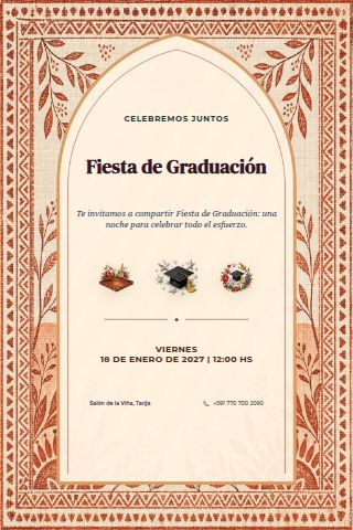 Graduation Party invitation design