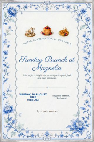 Brunch & Luncheon invitation preview