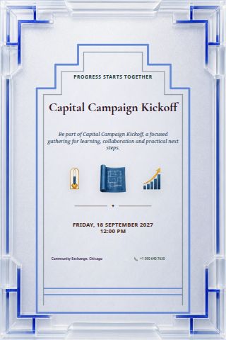 Capital Campaign Kickoff invitation preview