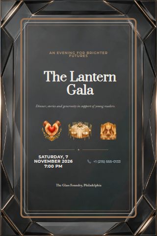 Charity Gala invitation preview