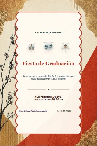 Graduation Party invitation design preview