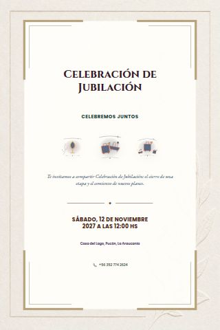 Retirement Celebration invitation design