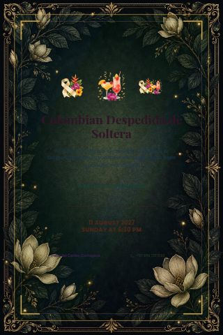 Colombian Despedida de Soltera invitation preview