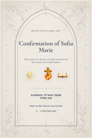 Confirmation invitation preview