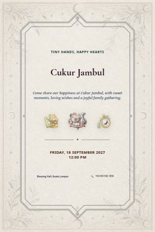 Cukur Jambul invitation preview