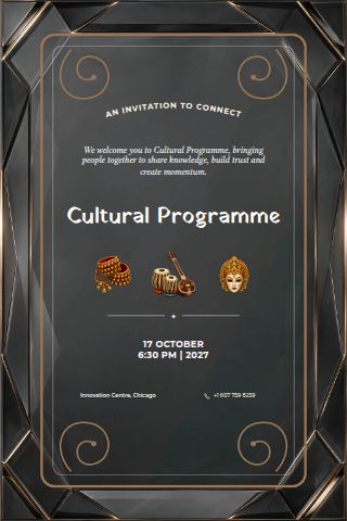 Cultural Programme invitation preview