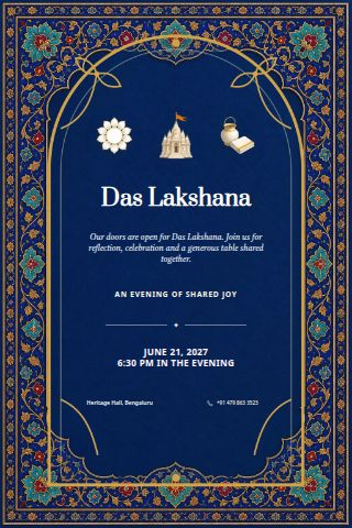 Das Lakshana invitation preview