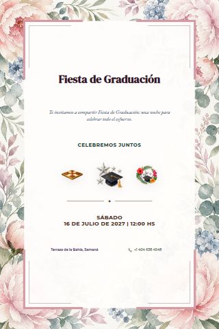 Graduation Party invitation design