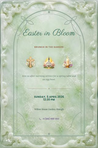 Easter Celebration invitation preview