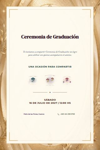 Graduation Ceremony invitation design