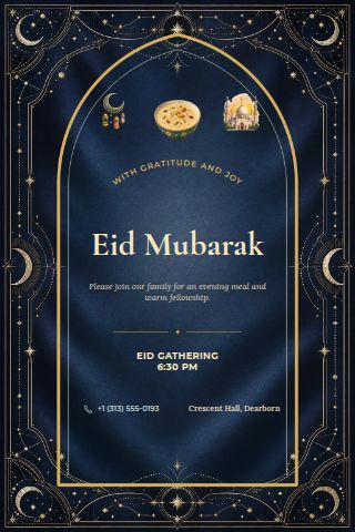 Eid al-Fitr invitation preview