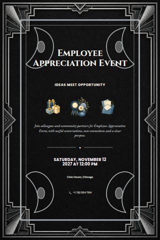 Employee Appreciation Event invitation preview