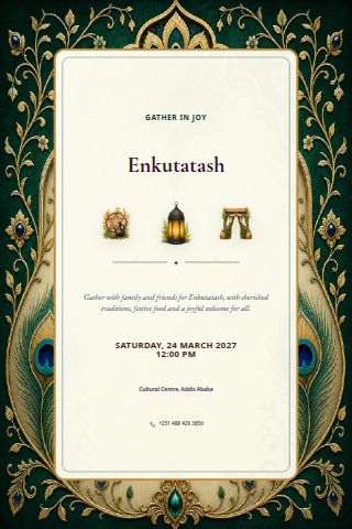 Enkutatash invitation preview