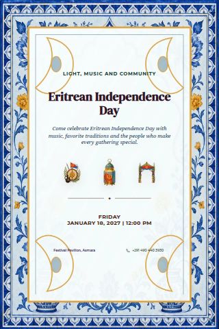 Eritrean Independence Day invitation preview