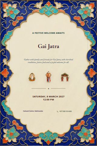 Gai Jatra invitation preview