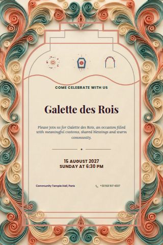 Galette des Rois invitation preview
