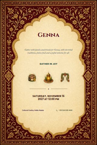 Genna invitation preview