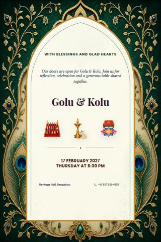 Golu & Kolu invitation preview
