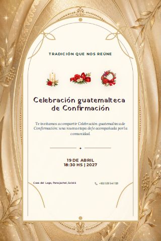 Guatemalan Confirmation Celebration invitation preview
