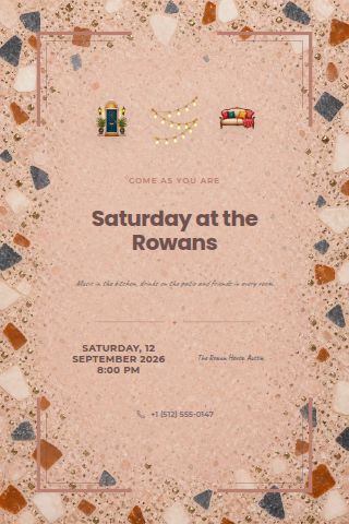 House Party invitation preview
