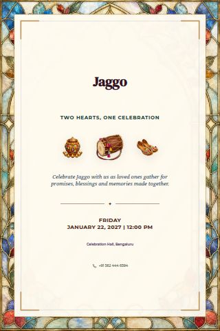 Jaggo invitation preview