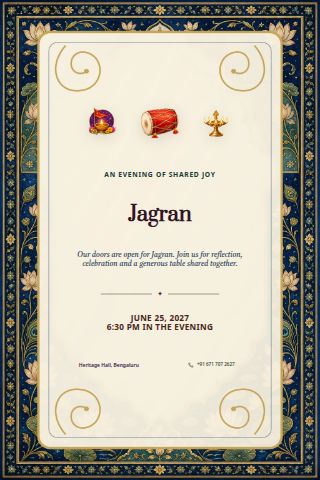 Jagran invitation preview