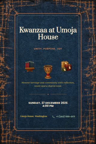 Kwanzaa invitation preview