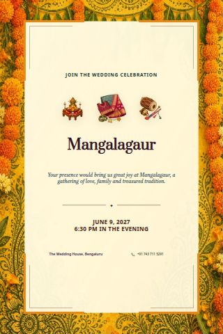 Mangalagaur invitation preview