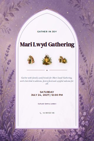 Mari Lwyd Gathering invitation preview