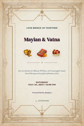 Mayian & Vatna invitation preview