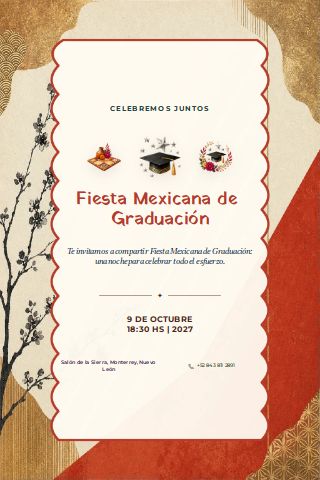 Mexican Graduation Party invitation preview