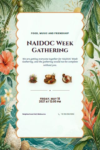 NAIDOC Week Gathering invitation preview
