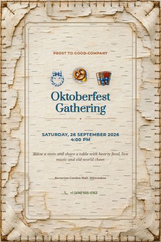 Oktoberfest invitation preview