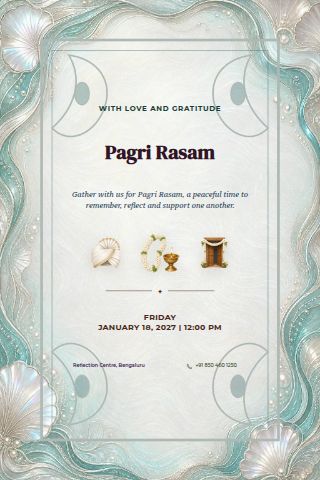 Pagri Rasam invitation preview