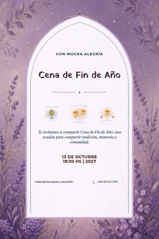 New Year's Eve Dinner invitation design