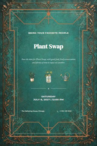 Plant Swap invitation preview