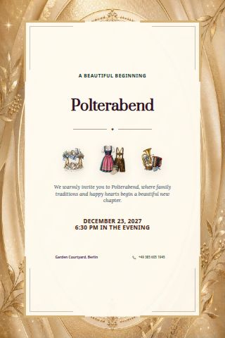 Polterabend invitation preview