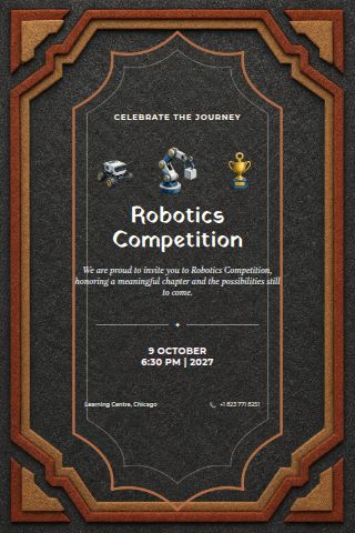 Robotics Competition invitation preview