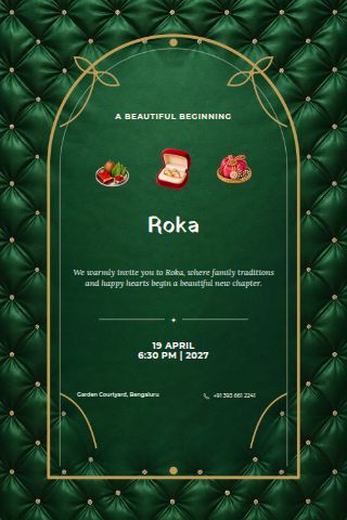 Roka invitation preview
