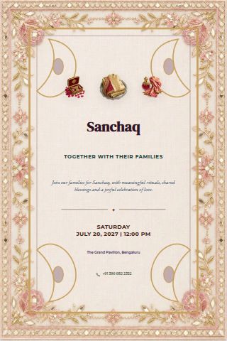 Sanchaq invitation preview