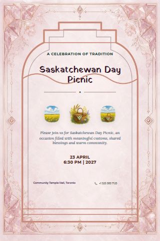 Saskatchewan Day Picnic invitation preview