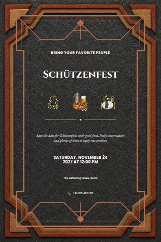 Schützenfest invitation preview