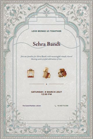 Sehra Bandi invitation preview